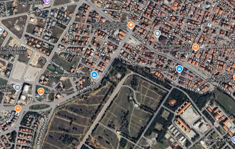 Ana Cadde Üzerinde, Denizli - Sırakapılar - Satılık Arsa — fotoğraf 1