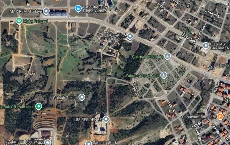 Çakmak Mah., Satılık, Arsa, 1.052 m² — fotoğraf 1