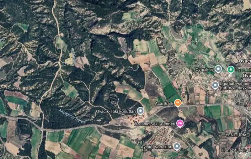 Ovacık Mah., Satılık, Arsa, 1.396 m² — fotoğraf 1