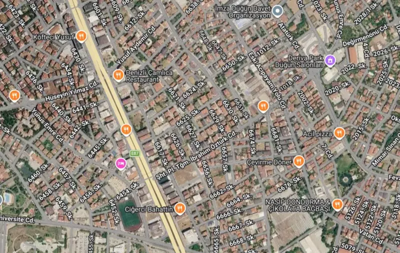 Ana Cadde Üzerinde, Denizli, Pamukkale, Satılık, Arsa — fotoğraf 2