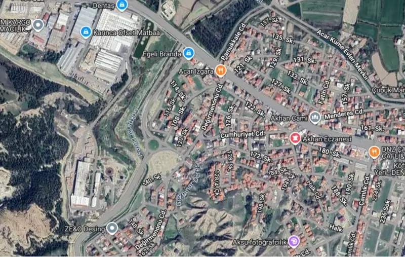 Denizli - Akhan - Satılık Arsa — fotoğraf 1