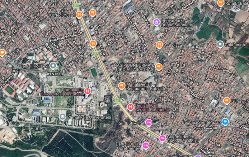 Ana Cadde Üzerinde, Denizli, Pamukkale, Satılık, Arsa — fotoğraf 1