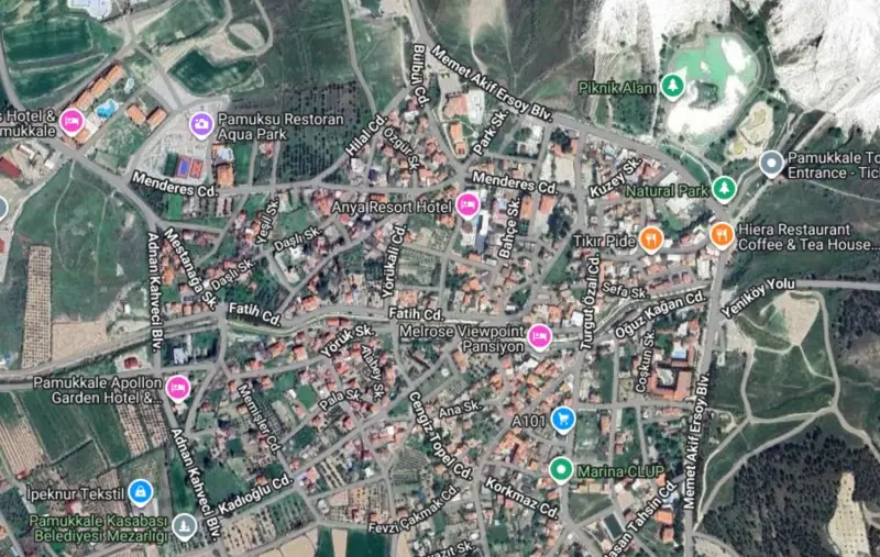 Denizli Pamukkale, Pamukkale, 615 m², Arsa — fotoğraf 2
