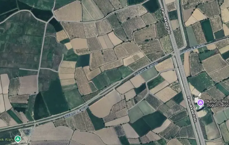 Denizli Pamukkale, Yeniköy, 3217 m², Tarla — fotoğraf 1