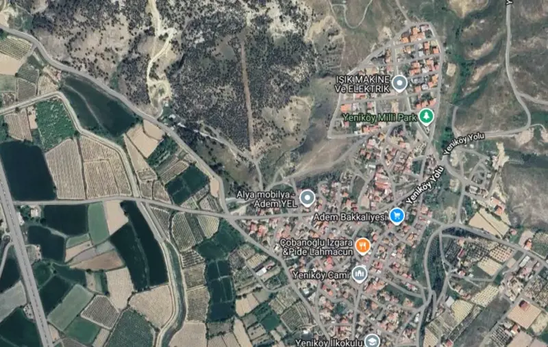 Denizli Pamukkale, Yeniköy, 394 m², Arsa — fotoğraf 1