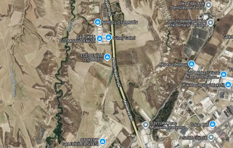 Ana Cadde Üzerinde, Denizli, Merkezefendi, Satılık, Arsa — fotoğraf 2