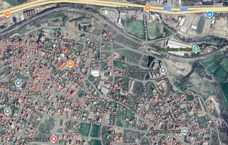 Çömleksaz Mah., Satılık, Arsa, 1.221 m² — fotoğraf 2