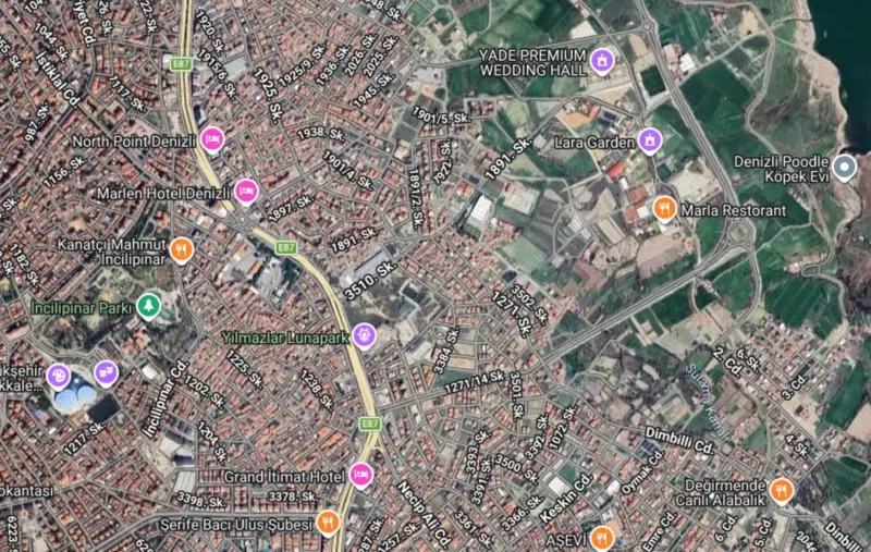 Ana Cadde Üzerinde, Denizli, Pamukkale, Satılık, Arsa — fotoğraf 1