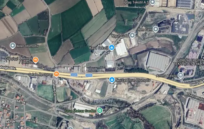 Ana Cadde Üzerinde, Denizli, Pamukkale, Satılık, Fabrika — fotoğraf 3