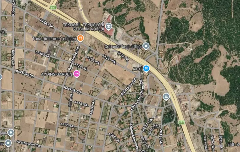 Ana Cadde Üzerinde, Denizli, Pamukkale, Satılık, Arsa — fotoğraf 2