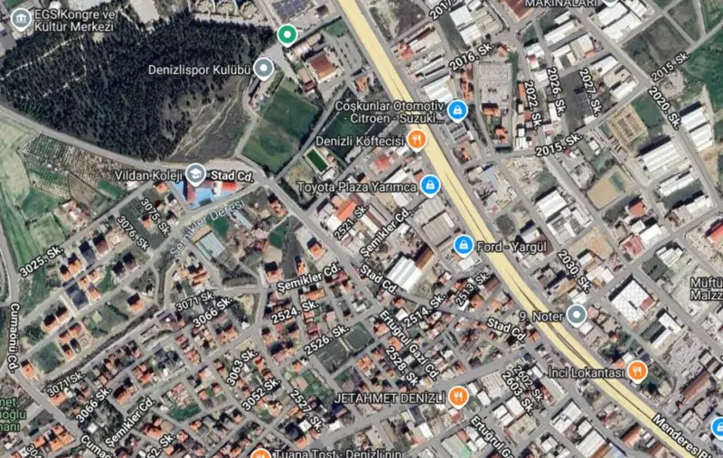 Ana Cadde Üzerinde, Denizli, Merkezefendi, Satılık, Arsa — fotoğraf 1