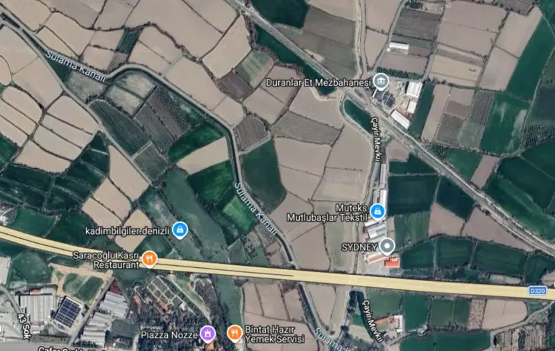 Denizli Pamukkale, Korucuk, 12300 m², Tarla — fotoğraf 2