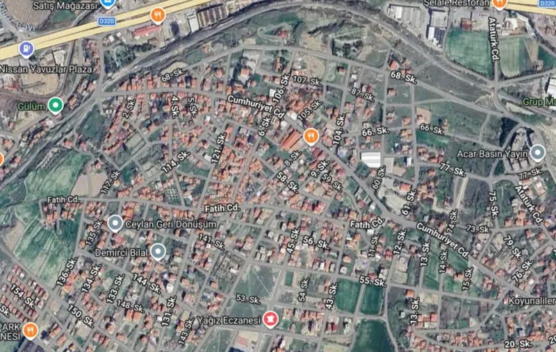 Denizli Pamukkale, Çömleksaz, 361 m², Arsa — fotoğraf 1