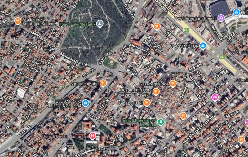 Ana Cadde Üzerinde, Denizli Merkezefendi, Saraylar, 798 m², Arsa — fotoğraf 12