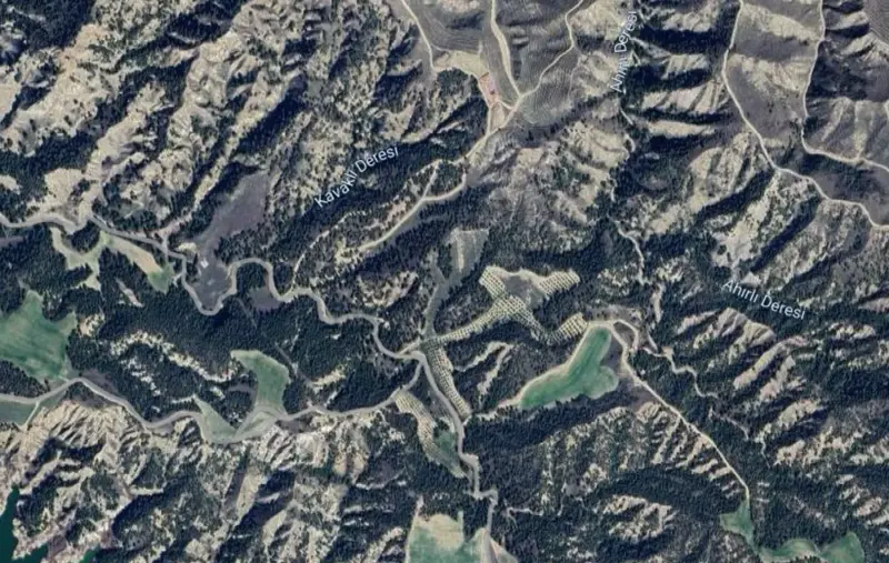 Denizli Pamukkale, Kurudere, 6000 m², Tarla — fotoğraf 1