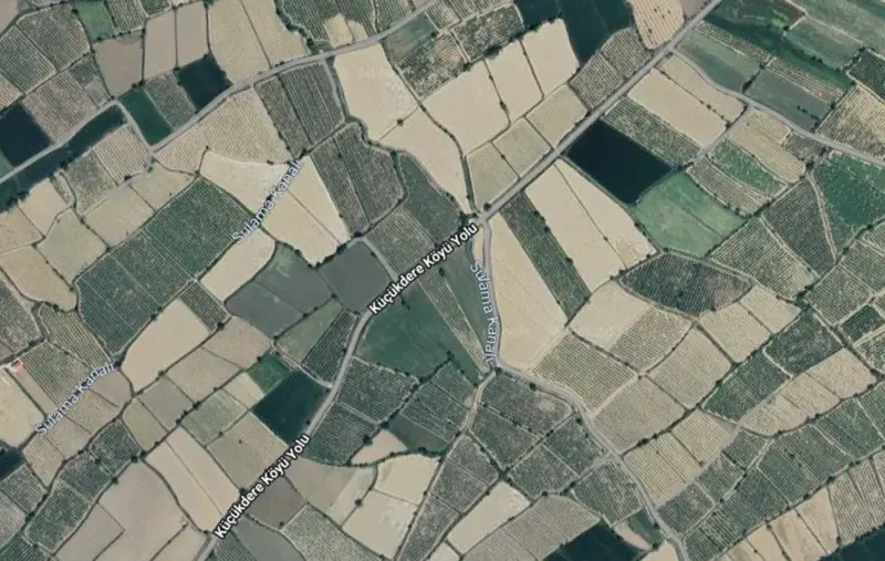 Denizli Pamukkale, Küçükdere, 21212 m², Tarla — fotoğraf 1