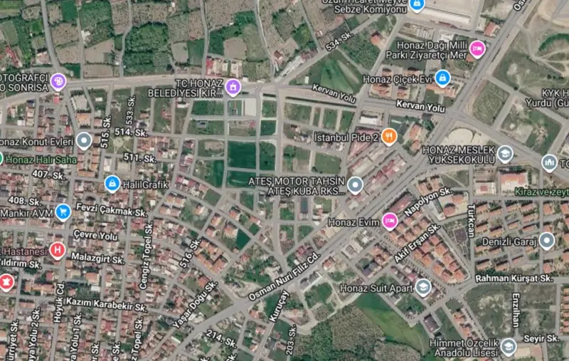 Honaz Mah., Satılık, Arsa, 712 m² — fotoğraf 2