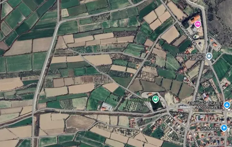 Akköy Mah., Satılık, Arsa, 558 m² — fotoğraf 1