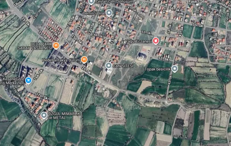 Denizli Pamukkale, Çömleksaz, 368 m², Arsa — fotoğraf 1