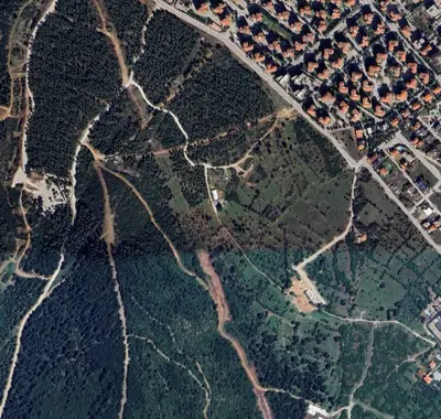 SERVERGAZİ VİLLALIK ALANDA YENİ İMARA AÇILAN YERDE