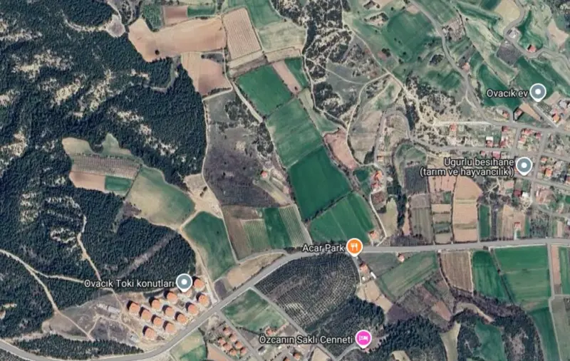 Ovacık Mah., Satılık, Tarla, 3.283 m² — fotoğraf 1