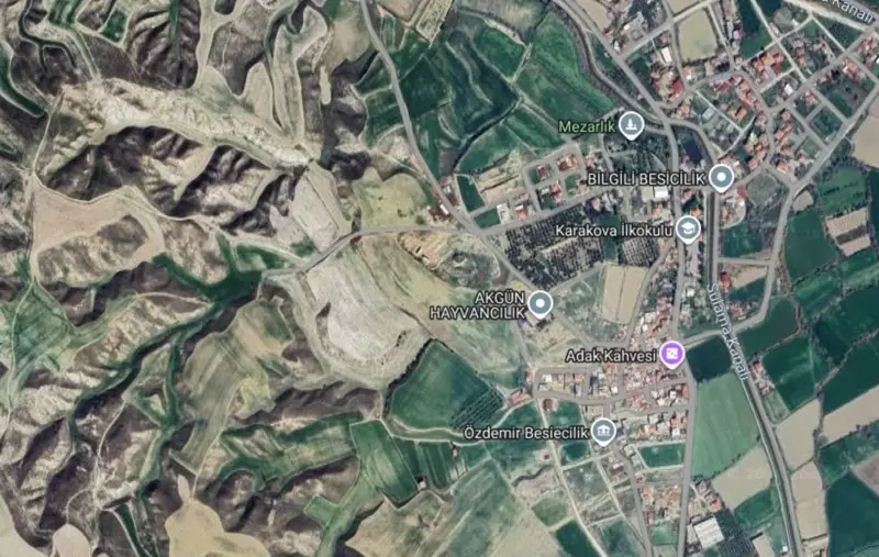 Denizli Pamukkale, Karakova, 43494 m², Tarla — fotoğraf 1