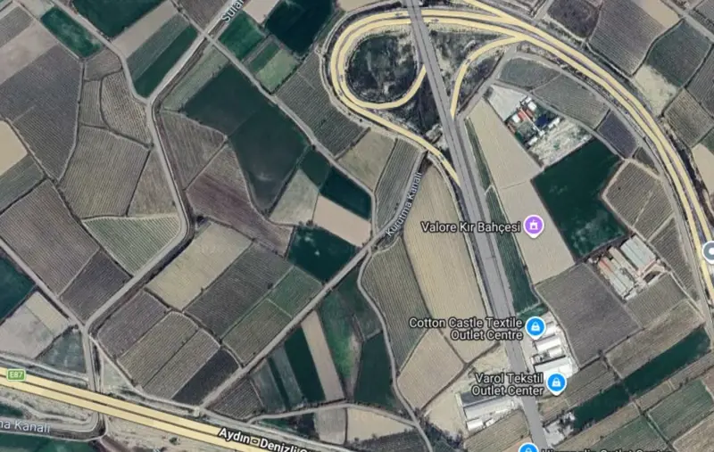 Denizli Pamukkale, Irlıganlı, 33126 m², Tarla — fotoğraf 1