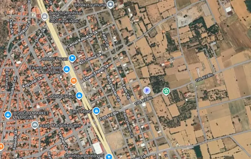 Ana Cadde Üzerinde, Denizli, Serinhisar, Satılık, Arsa — fotoğraf 2