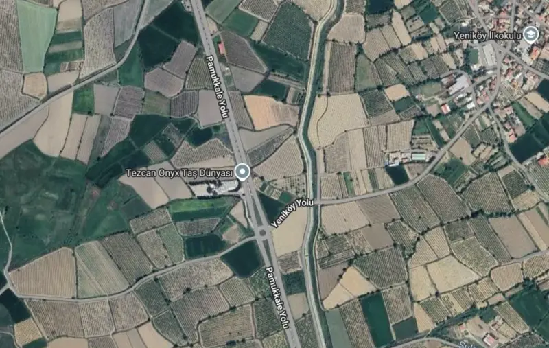 Ana Cadde Üzerinde, Denizli Pamukkale, Yeniköy, 1422 m², Tarla — fotoğraf 1