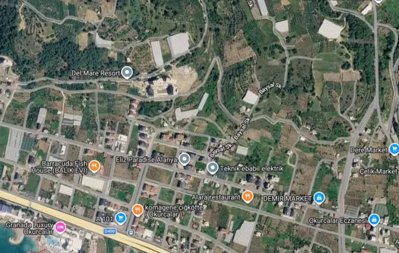 Okurcalar Mah., Satılık, Arsa, 1.676 m² — fotoğraf 2