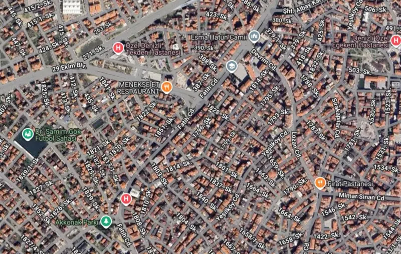 DENİZLİ SALTAK'TA SATILIK 12 APART + DÜKKAN PROJESİ HAZIR ARSA — fotoğraf 1