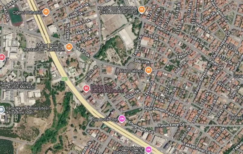 Ana Cadde Üzerinde, Denizli, Pamukkale, Satılık, Arsa — fotoğraf 2