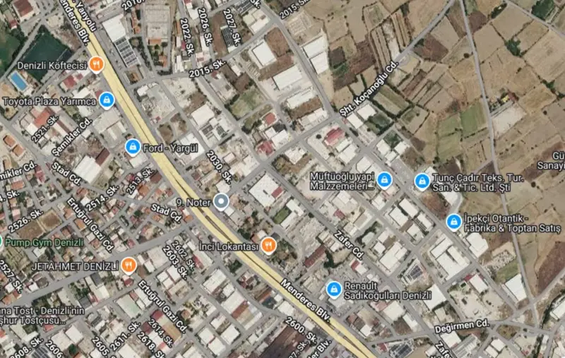 Ana Cadde Üzerinde, Denizli, Merkezefendi, Satılık, Arsa — fotoğraf 2