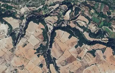 Denizli Pamukkale, Uzunpınar, 25522 m², Tarla