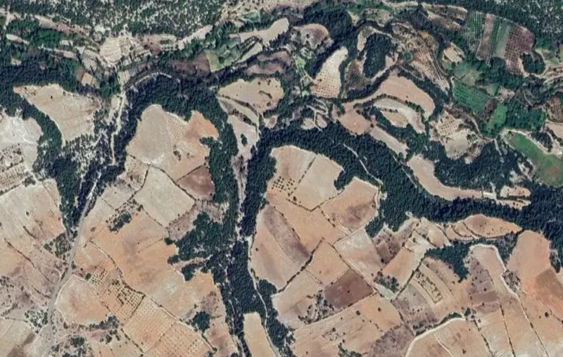 Denizli Pamukkale, Uzunpınar, 25522 m², Tarla — fotoğraf 1