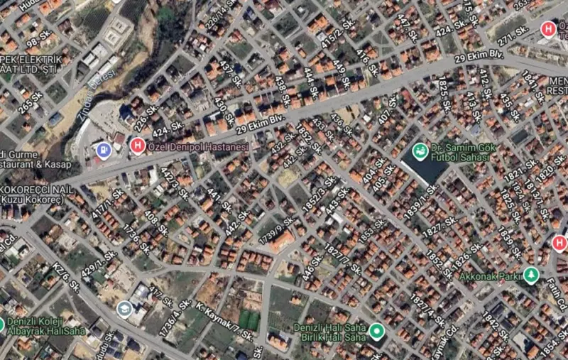 Denizli Merkezefendi, Sırakapılar, 62000 m², Arsa — fotoğraf 1
