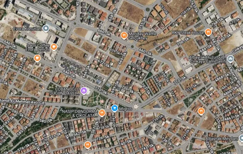 Denizli, çakmak tank meydanı altı  Kiralık,ofisler — fotoğraf 2