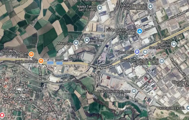 Ana Cadde Üzerinde, Denizli, Pamukkale, Satılık, Arsa — fotoğraf 1