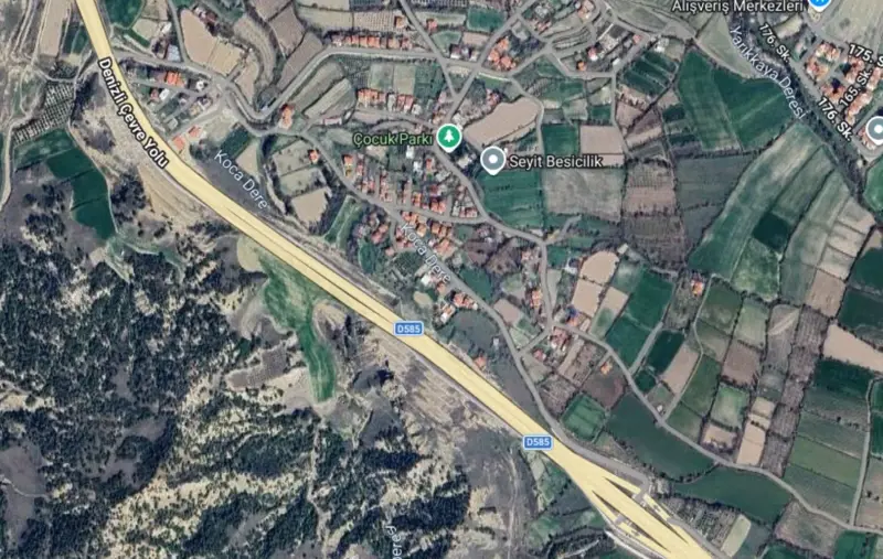 Denizli Pamukkale, Kale, 5214 m², Tarla — fotoğraf 1