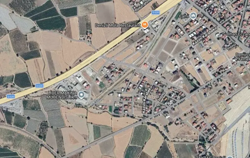 Ana Cadde Üzerinde, Denizli, Honaz, Satılık, Arsa — fotoğraf 2
