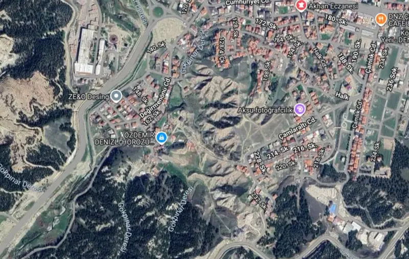Denizli, Pamukkale, Satılık, Arsa — fotoğraf 1