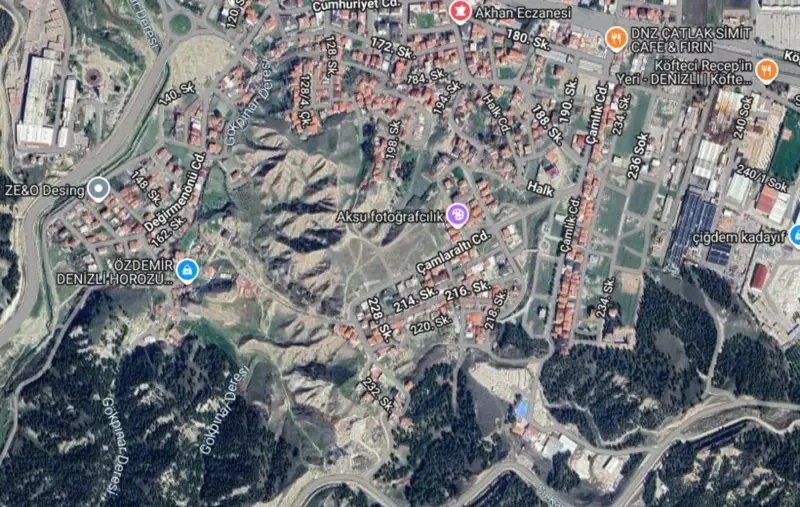 Denizli, Pamukkale, Satılık, Arsa — fotoğraf 1