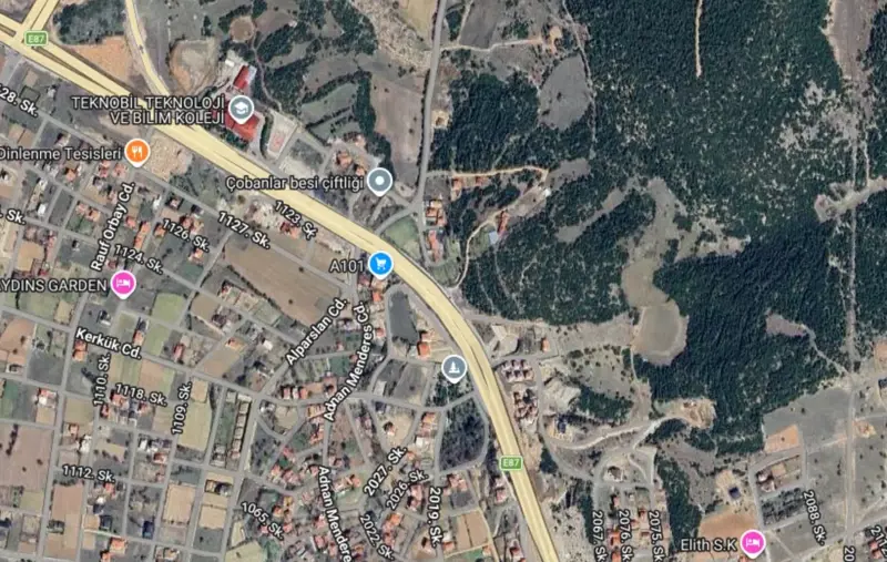 Ana Cadde Üzerinde, Denizli, Pamukkale, Satılık, Arsa — fotoğraf 2