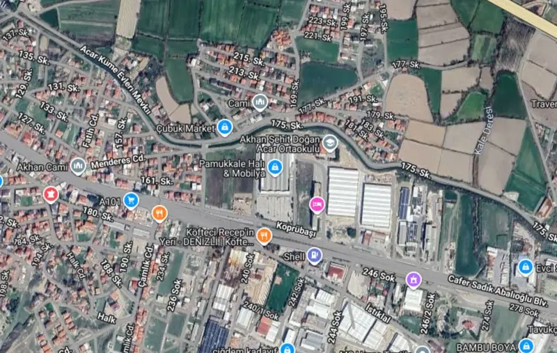 Denizli, Pamukkale, Kiralık, Fabrika arsası  — fotoğraf 1