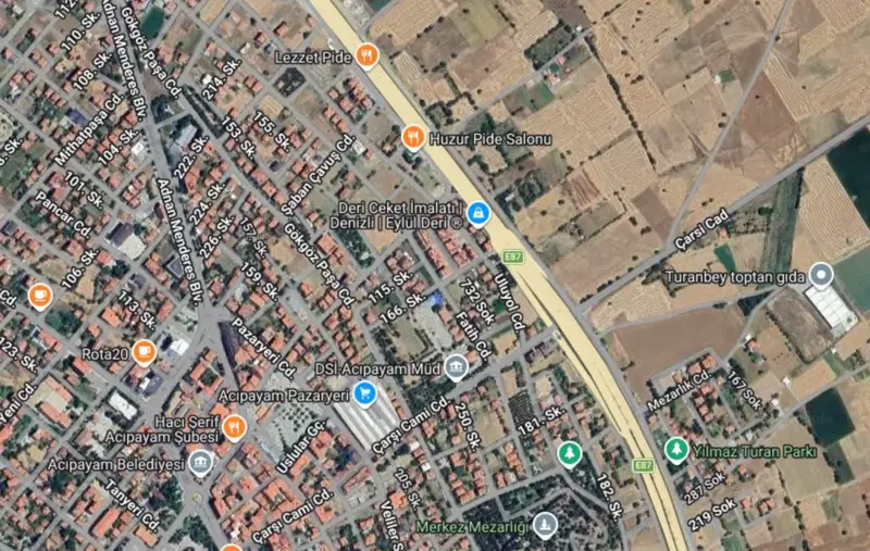 Ana Cadde Üzerinde, Denizli, Acıpayam, Satılık, Arsa — fotoğraf 2