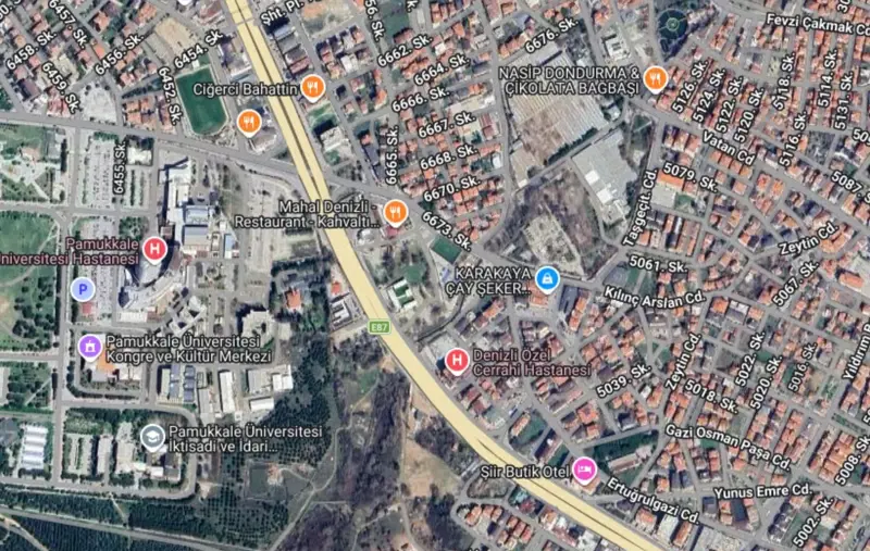 Ana Cadde Üzerinde, Denizli, Pamukkale, Satılık, Arsa — fotoğraf 1