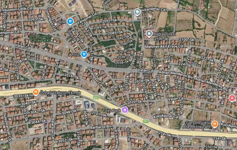 Ana Cadde Üzerinde, Denizli, Pamukkale, Satılık, Arsa — fotoğraf 2
