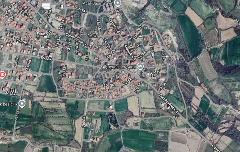 Denizli Pamukkale, Koyunaliler, 318 m², Arsa — fotoğraf 2