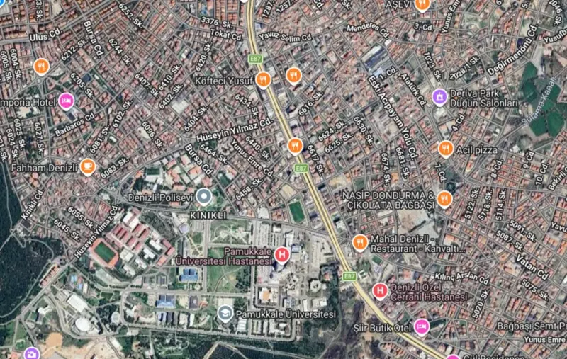 Ana Cadde Üzerinde, Denizli, Pamukkale, Satılık, Arsa — fotoğraf 1