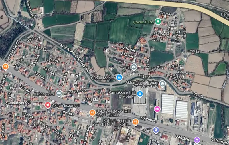 Denizli, Pamukkale, Satılık, Arsa — fotoğraf 1